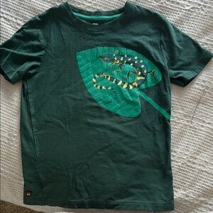 Tea Collection Lizard on a Leaf tee